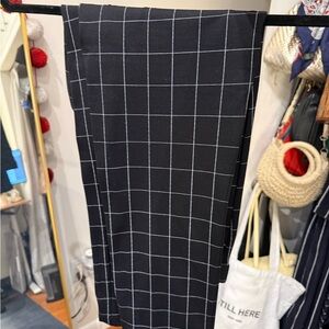 Amanda + Chelsea - Black/White Checkered Women's Ankle Pants